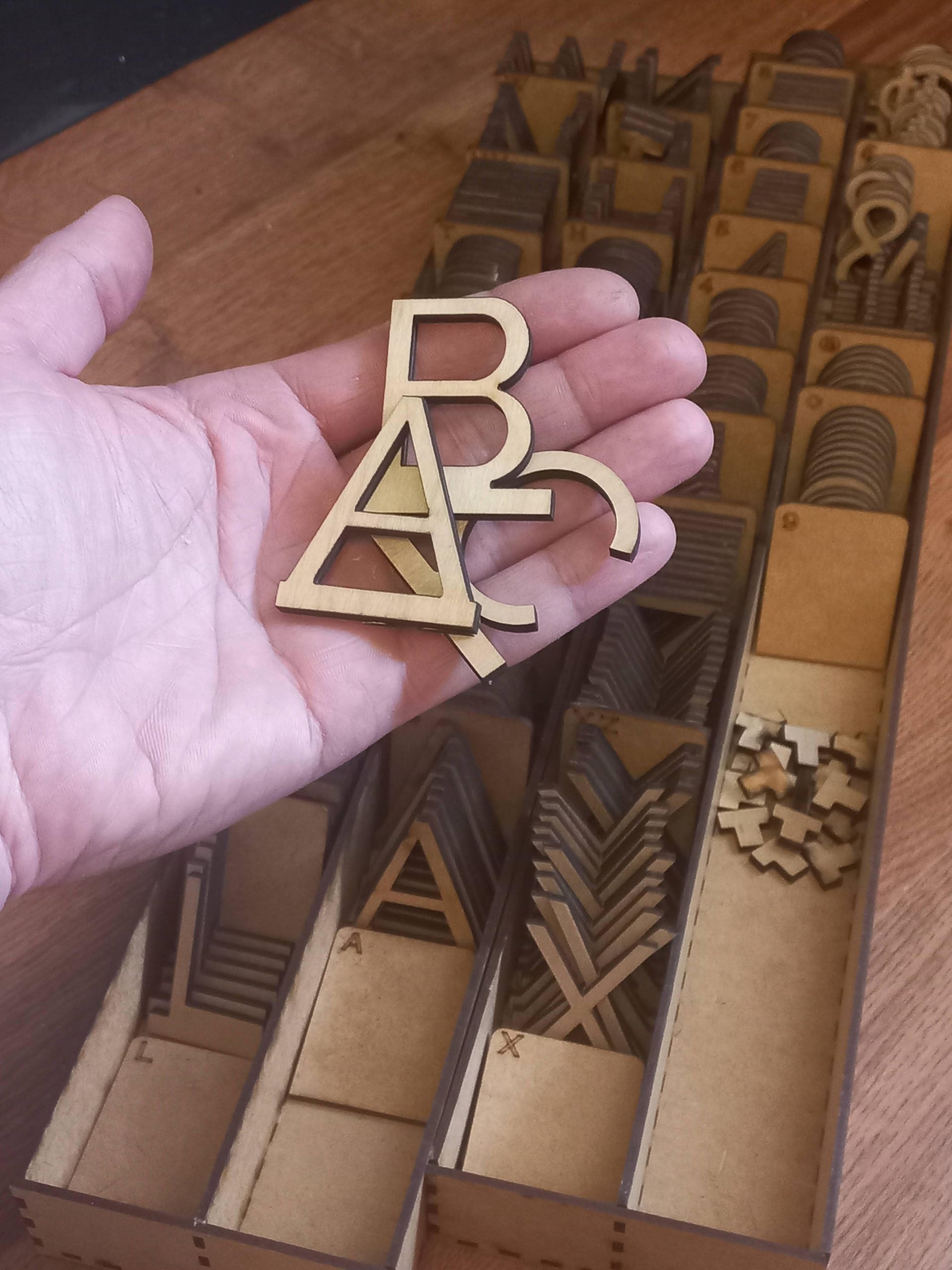 Letter board components