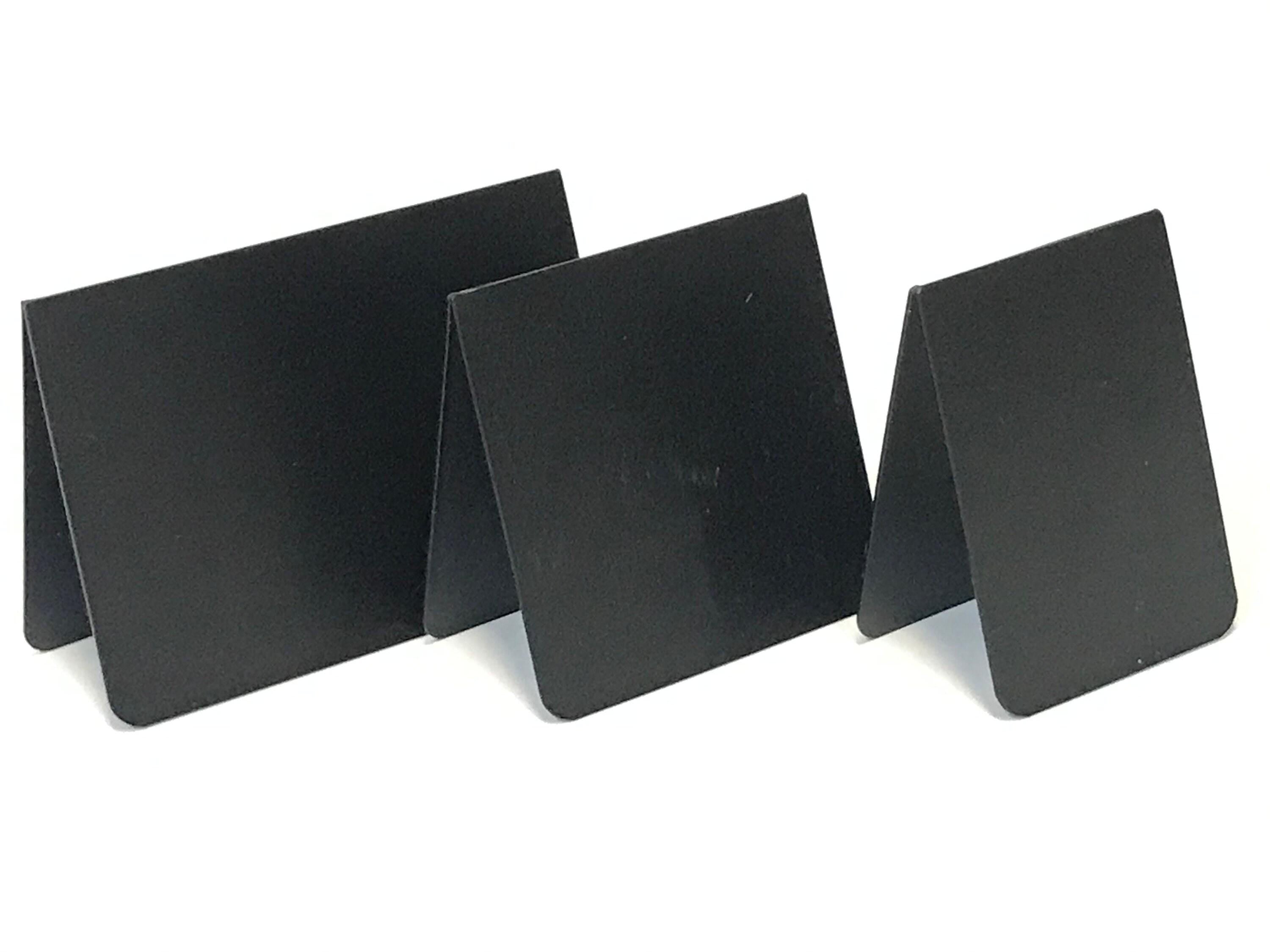 Mini Chalkboard Place Cards | Tented Plastic Price Tags | Buffet Labels & Table Signs