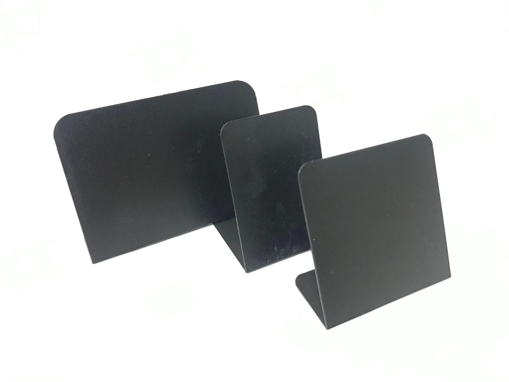 L-Shape Chalkboard Price Tag | Standing Plastic Chalk Label | Buffet Food Card | Table Sign