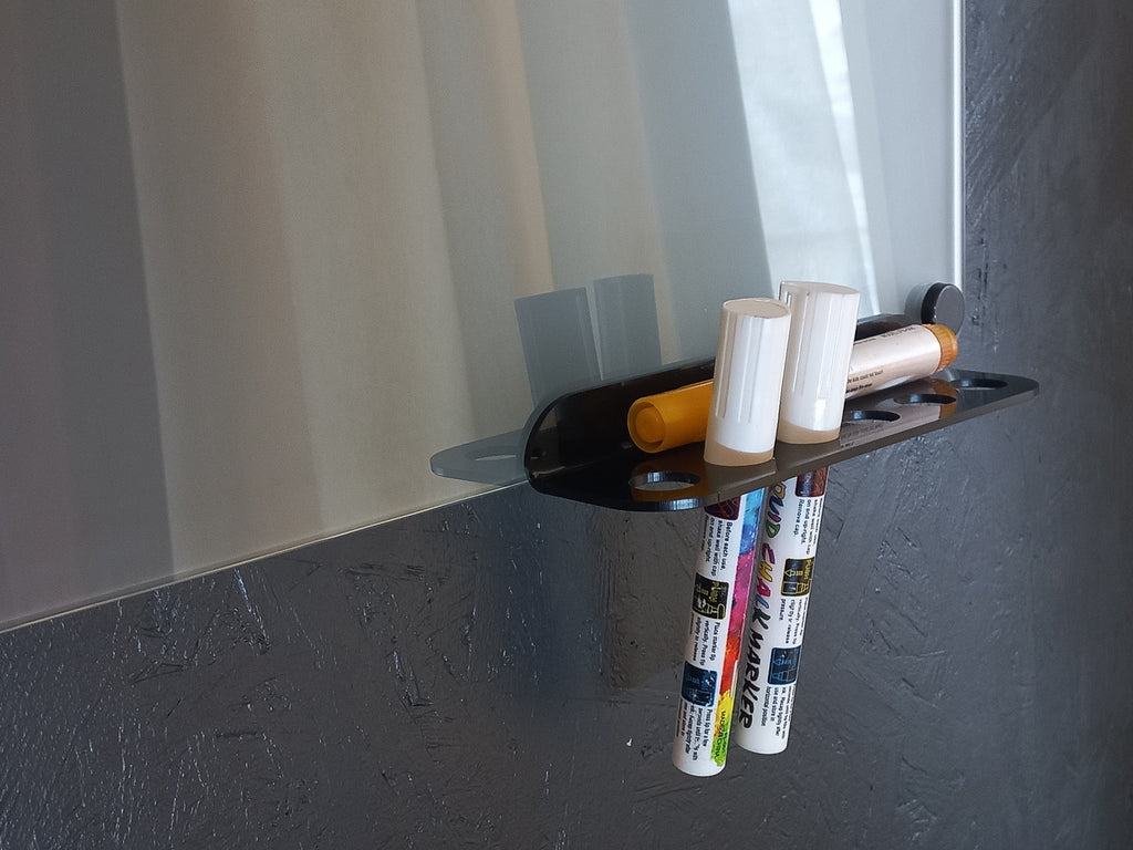 Frosted Glass Dry Erase Board | Sandblast Vision Board | Matte Wall-Mounted Glass Planner