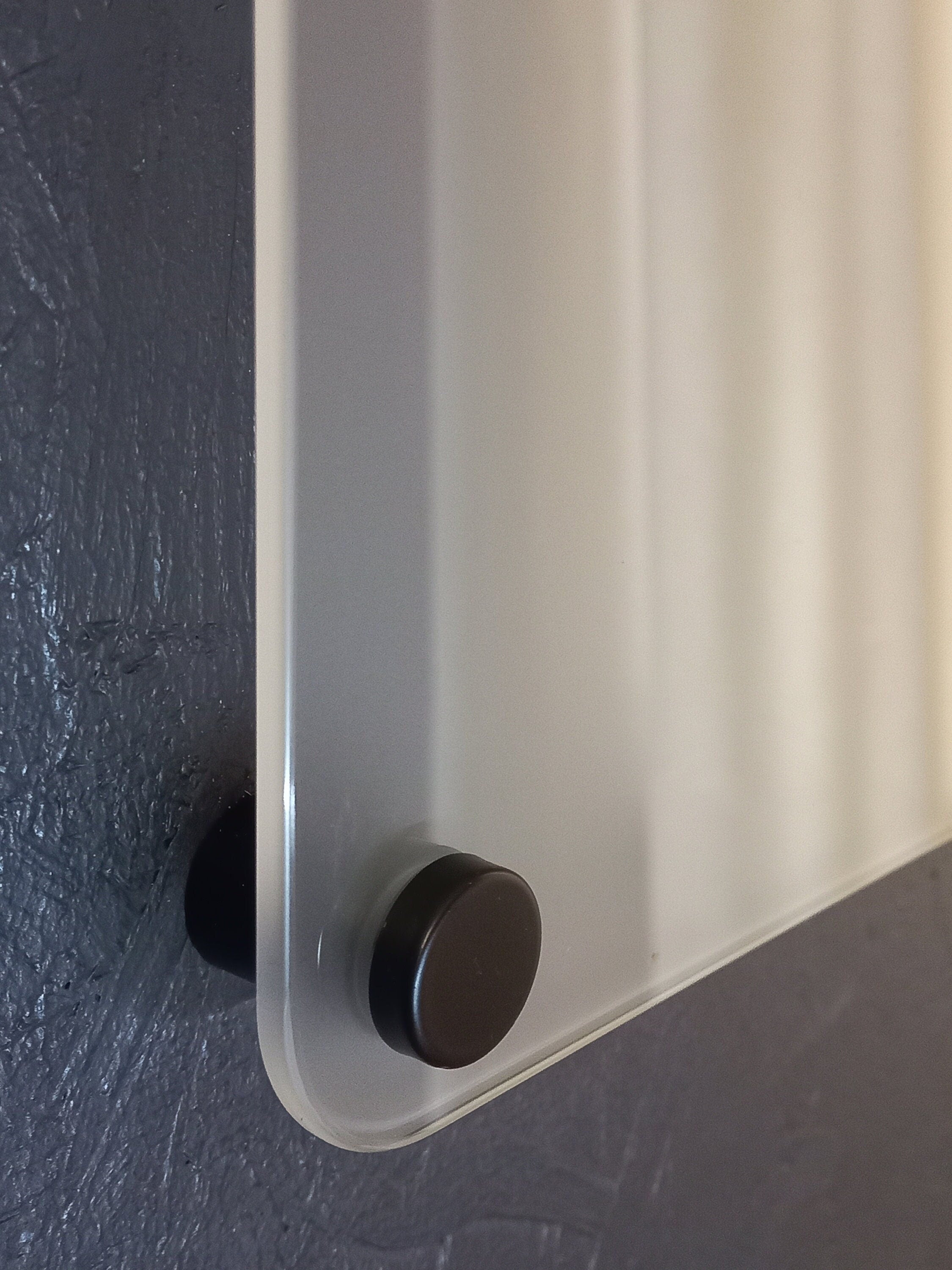 Clear Matt Tempered Glass Dry Erase Whiteboard | Dry Erase Safe Sandblast Glass To-Do List Board | Large Vision Board | Home Office Decor