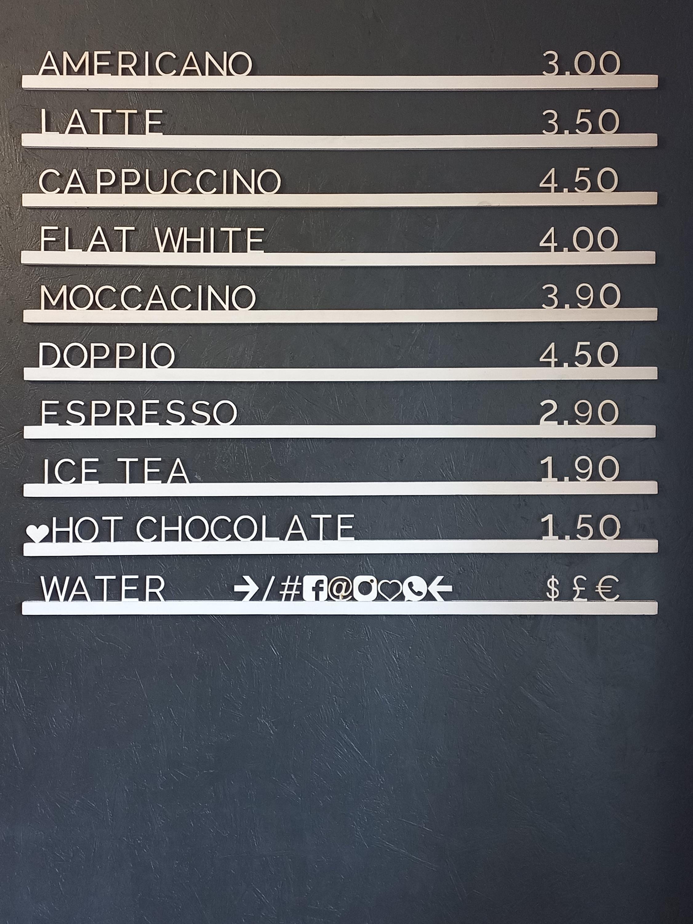 Custom Color Wooden Menu Board | Changeable Letter Board | Choose Rail & Letter Color