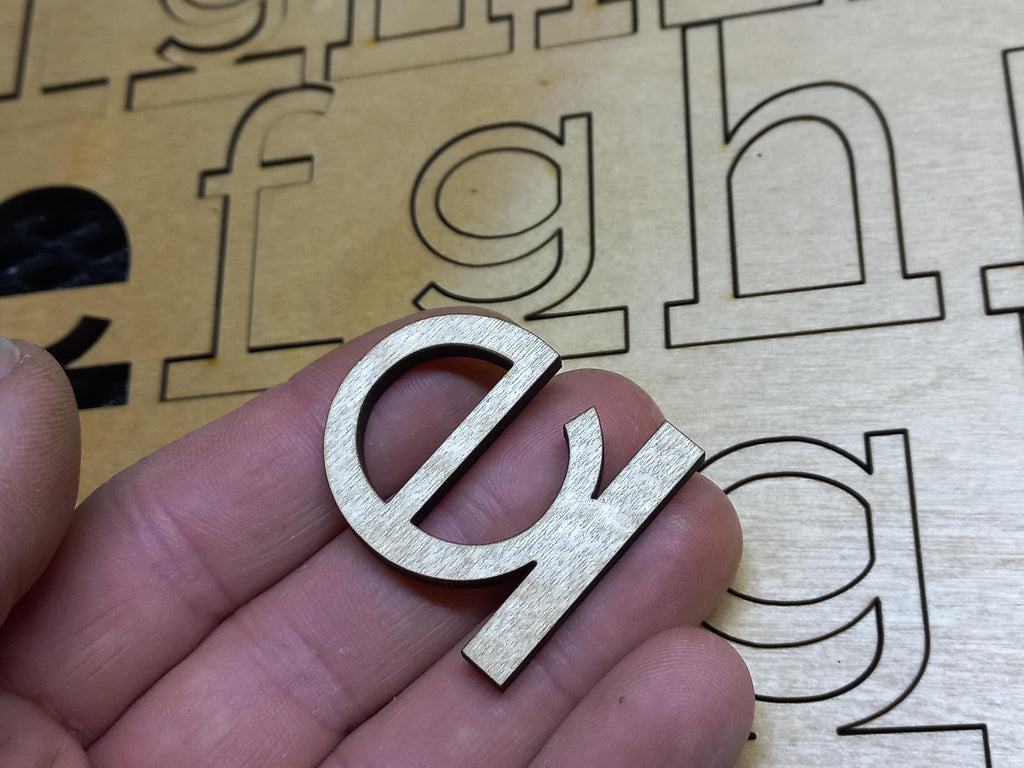 Customizable Small Wooden Letter Set for Dream Menu Board (rails sold separately) - Select size and quantity for your Perfect Menu Display