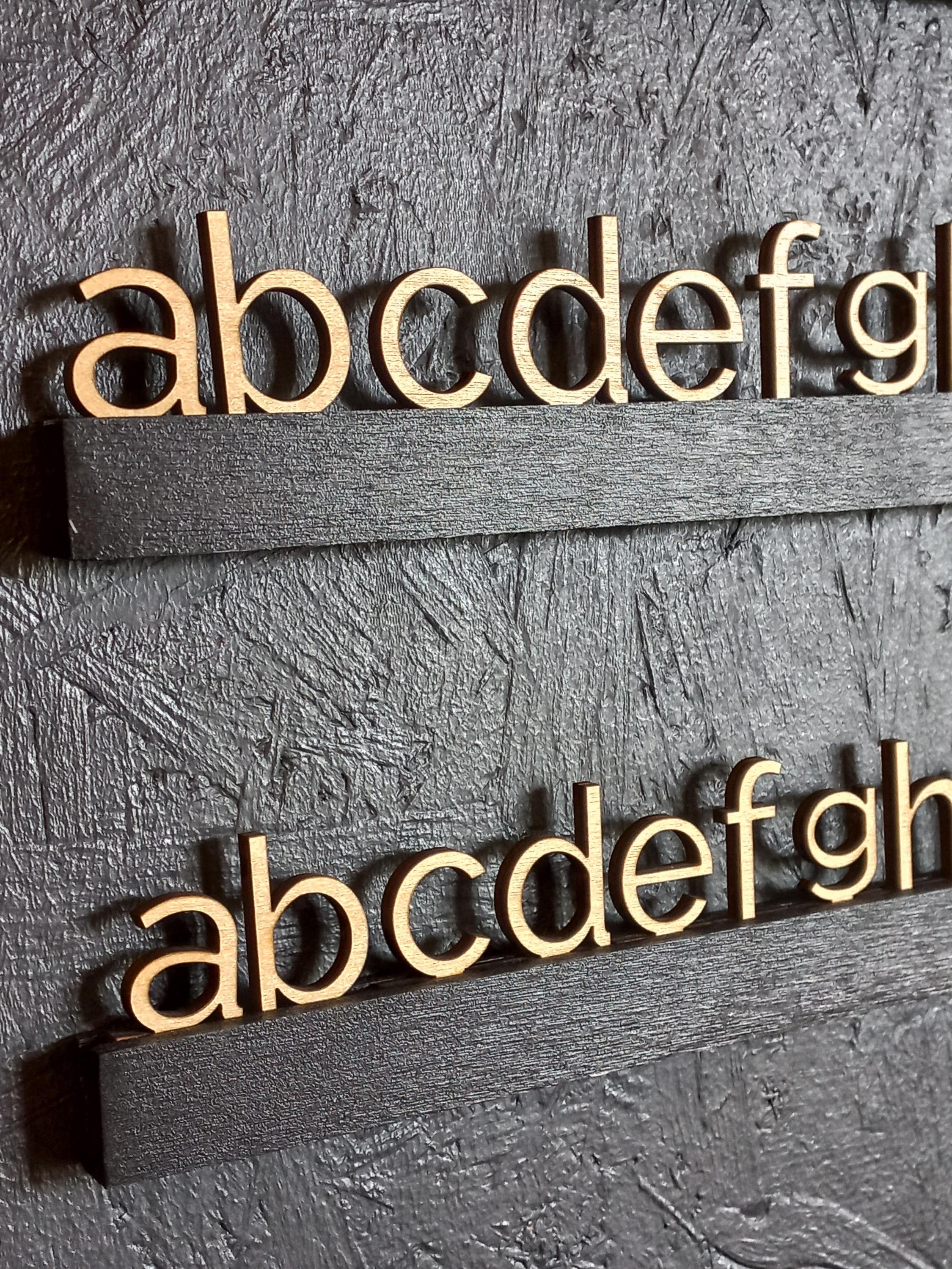 Customizable Small Wooden Letter Set for Dream Menu Board (rails sold separately) - Select size and quantity for your Perfect Menu Display