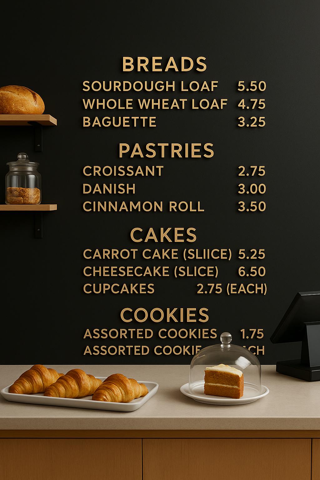 Selbstklebende, helle Holzbuchstaben für Wandmenütafeln – Café-Beschilderung, Büroverzeichnis, Buchstabenset für Restaurant- oder Geschäftsdisplays