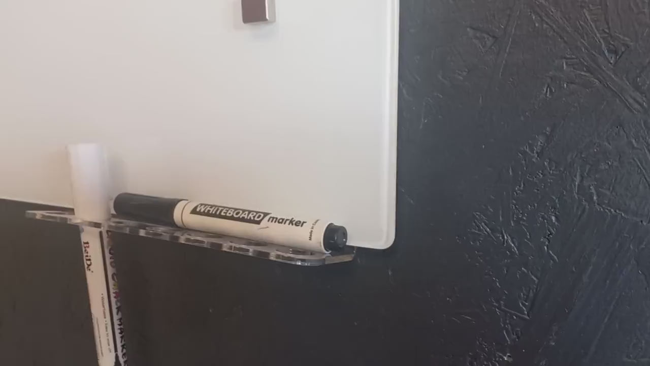 White Magnetic Glass Board | Dry Erase Tempered Glass Whiteboard | Home Office Wall Mount